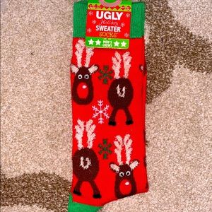 Ugly sweater socks for men